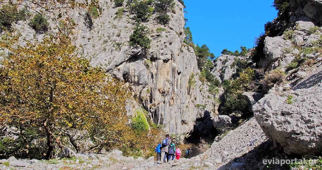 faragi-agalis-pezoporia The Gorge of Agali in Agios Athanasios, Evia