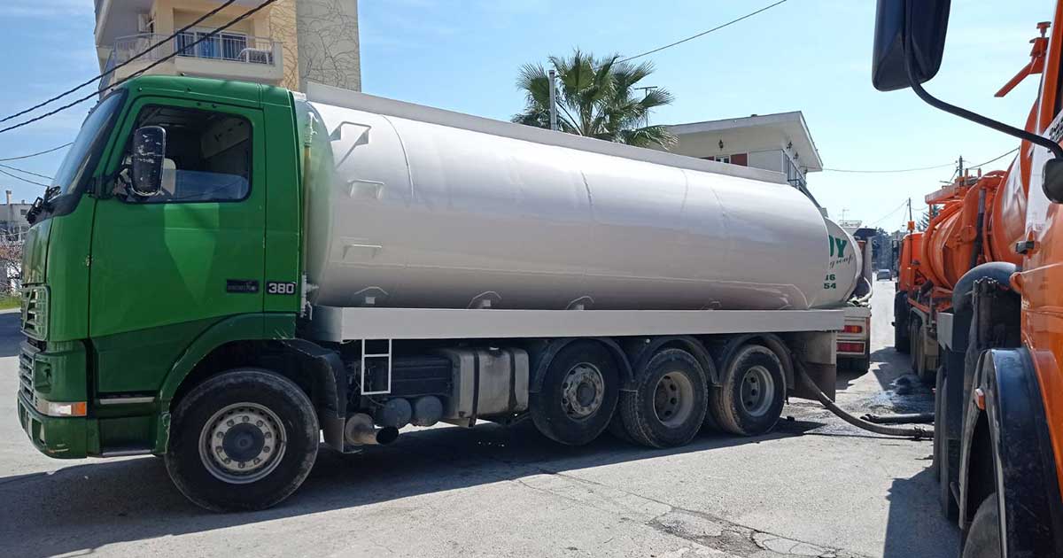 Καθαρισμός Αντλιοστασίου στα Κοκκινόγεια Αλιβερίου