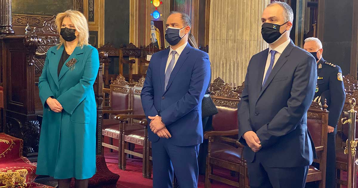 Στις εκδηλώσεις για τον εορτασμό της Εθνικής Επετείου της Ελληνικής Επανάστασης του 1821 η Δήμαρχος Χαλκιδέων