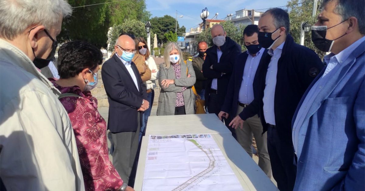 Εκκίνηση των εργασιών ανάπλασης της παραλίας Αμαρύνθου