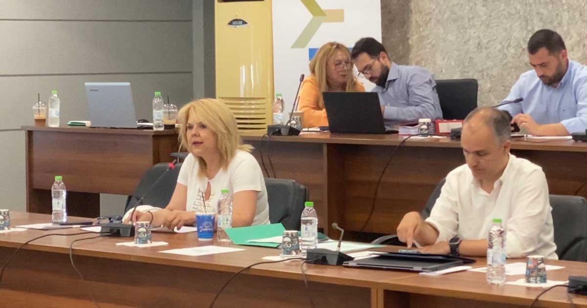 Η Δήμαρχος Χαλκιδέων στη συνεδρίαση του Περιφερειακού Συμβουλίου Στερεάς Ελλάδας