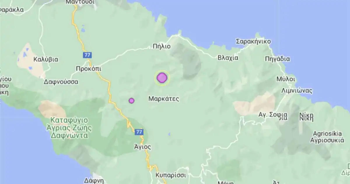 Σεισμός Βόρεια Εύβοια