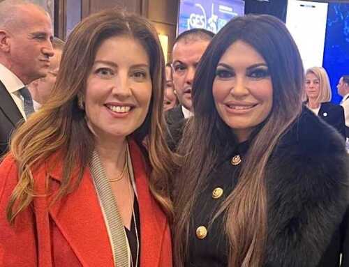 Συνάντηση της Κωνσταντίνας Καραμπατσώλη με την Kimberly Guilfoyle στο InterContinental