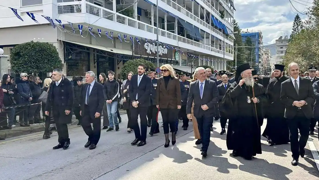 Τις εορταστικές εκδηλώσεις για την Εθνική Επέτειο της 25ης Μαρτίου τίμησε ο Δήμος Χαλκιδέων