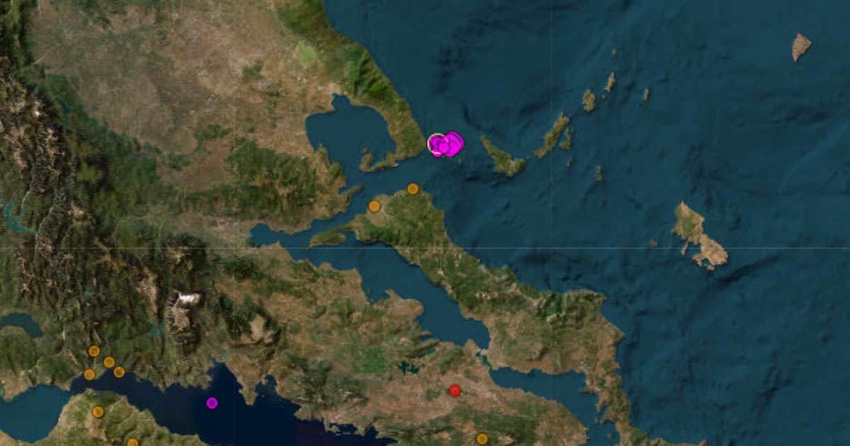 Σεισμική δραστηριότητα στη Σκιάθο: Νέα δόνηση 4,8 Ρίχτερ