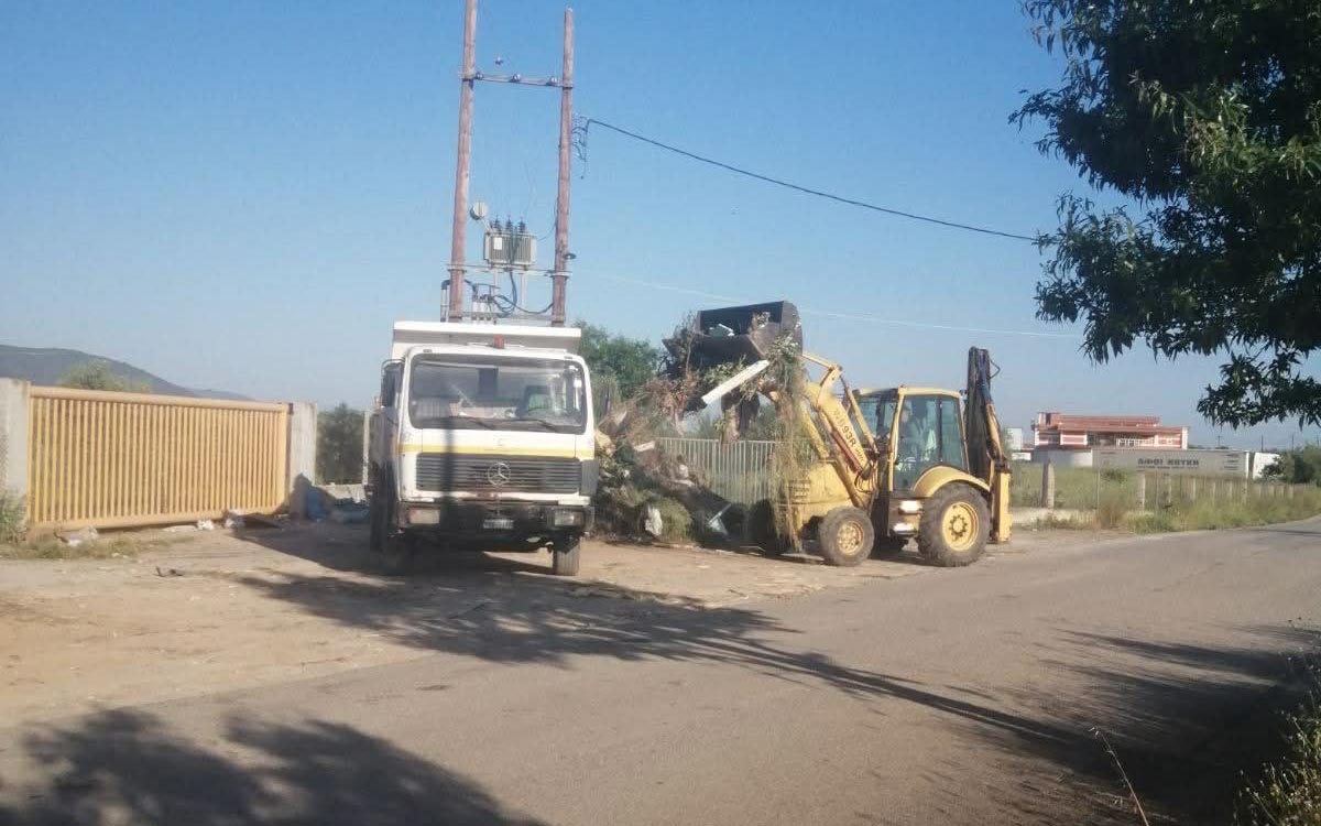 Εργασίες του Δήμου Χαλκιδέων στη Δ.Ε. Ανθηδόνας
