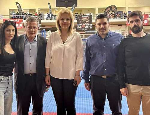 Στους αγώνες kickboxing GLORIUS 2026 η Δήμαρχος Χαλκιδέων