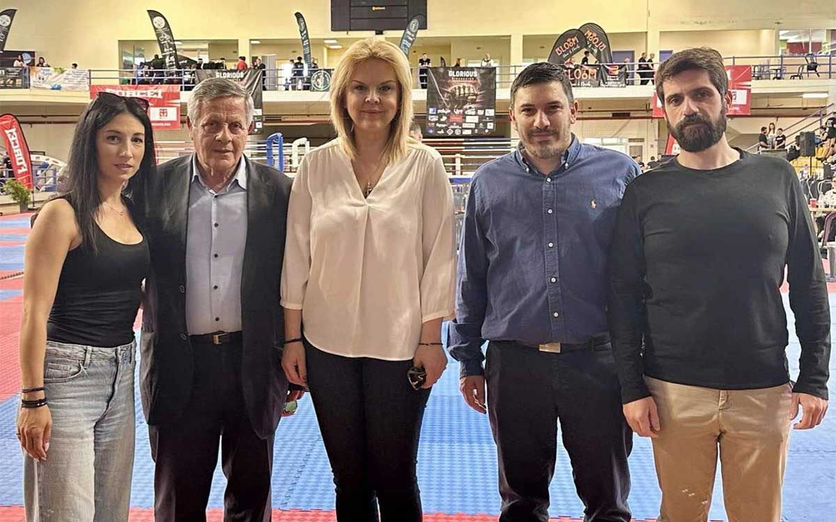 Στους αγώνες kickboxing GLORIUS 2026 η Δήμαρχος Χαλκιδέων