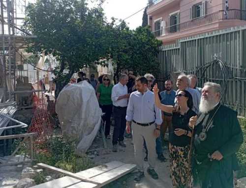 Ο Μητροπολίτης Χαλκίδος με εκπροσώπους της Τοπικής Αυτοδιοίκησης στην Αγία Παρασκευή Χαλκίδος