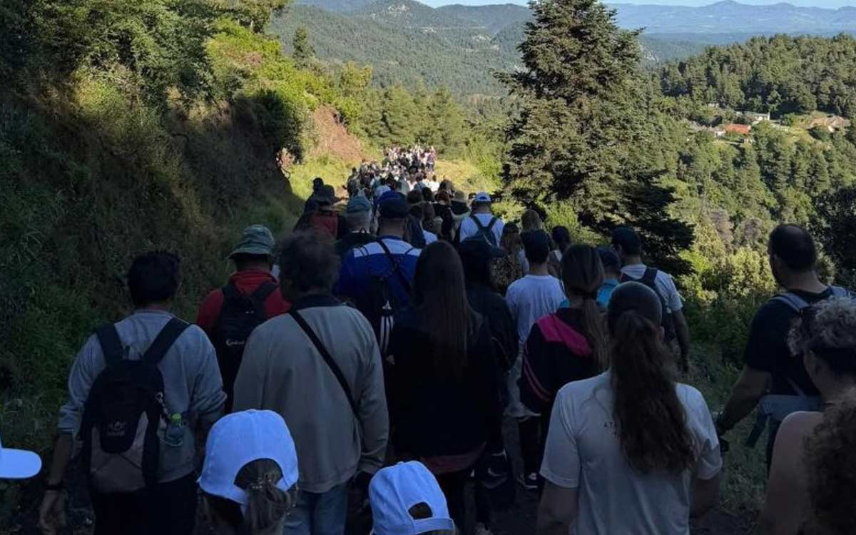 Περισσότεροι από 2.500 πεζοπόροι προσκυνητές στον Όσιο Ιωάννη τον Ρώσσο