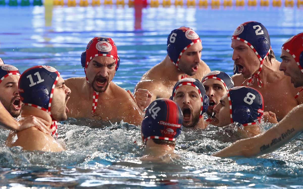 Στο Δημοτικό Κολυμβητήριο Χαλκίδας η προετοιμασία του Ολυμπιακού για το Final 4 Water Polo Champions League