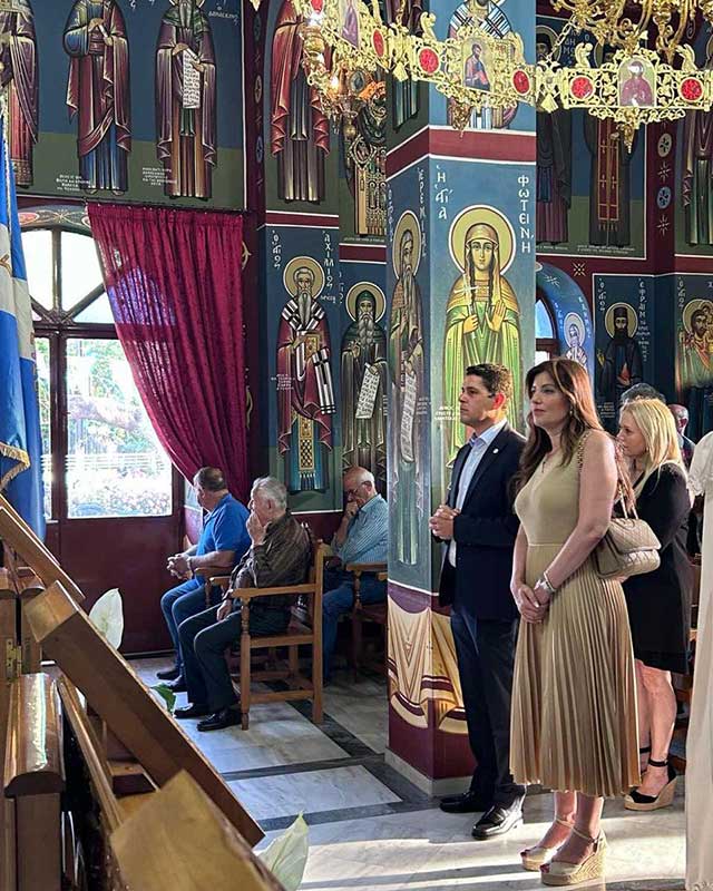Στις εορταστικές  εκδηλώσεις του τριημέρου η Κωνσταντίνα Καραμπατσώλη