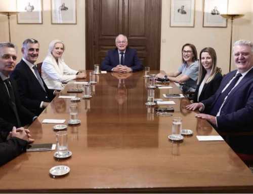 Συνάντηση της Γενικής Γραμματέως της Αποκεντρωμένης Διοίκησης Θεσσαλίας – Στερεάς Ελλάδας με τον Πρόεδρο της Δημοκρατίας