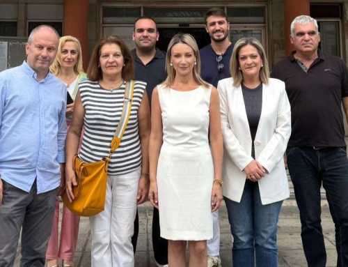 Επίσκεψη κλιμακίου του ΠΑΣΟΚ – Κινήματος Αλλαγής, με επικεφαλής την Κατερίνα Καζάνη, στο Τζάνειο Νοσοκομείο