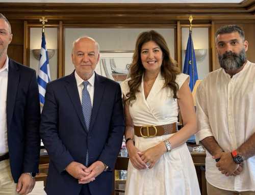 Συνάντηση της Κωνσταντίνας Καραμπατσώλη με τον Υπουργό Δικαιοσύνης
