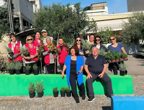 Δεντροφύτευση στην περιοχή Αγίου Κωνσταντίνου, από το Περιφερειακό τμήμα Ερυθρού Σταυρού