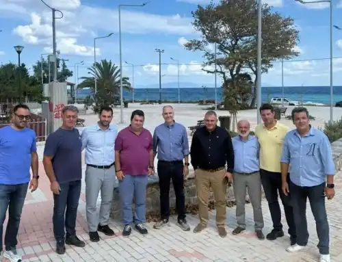 Ξεκίνησε η ανάπλαση Λίμνης και ολοκληρώνεται η κατασκευή γέφυρας στην “Πορτάρα” Μαντουδίου